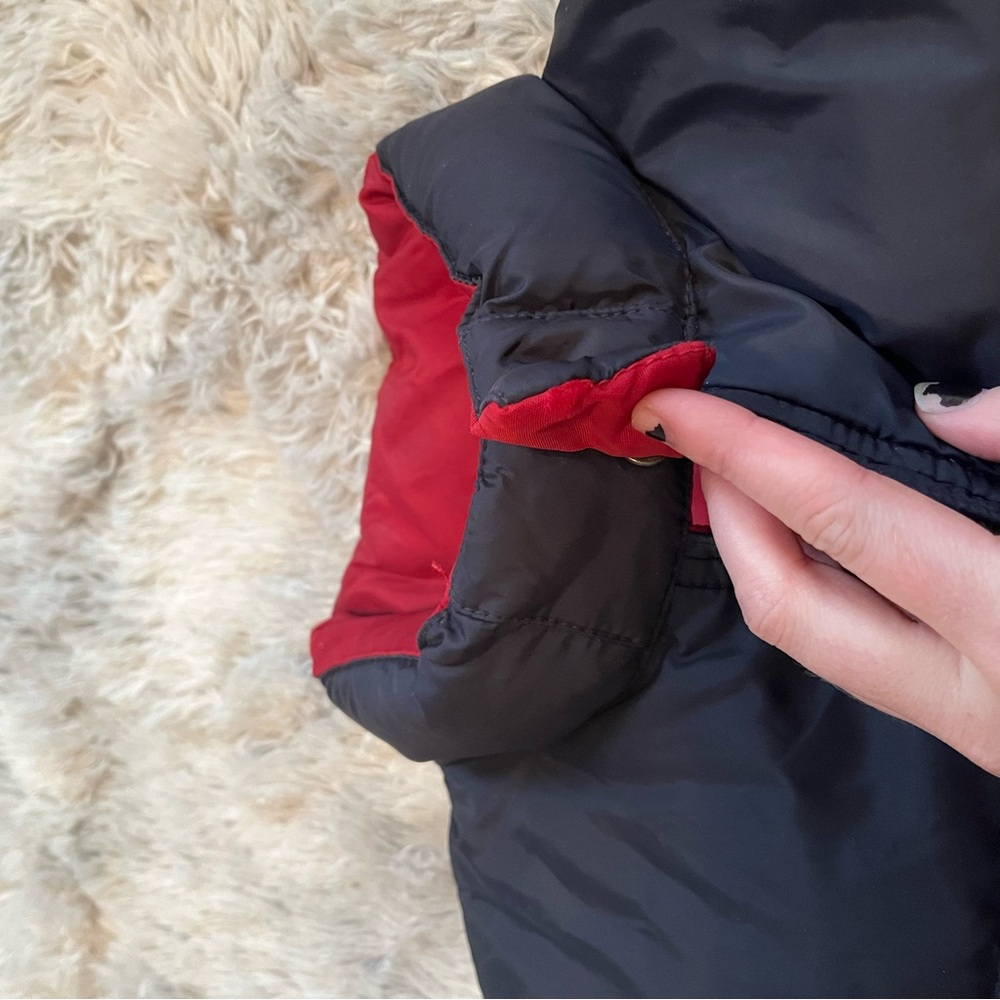 Vintage Reversible Polo Ralph Lauren Navy/ Red Puffer Jacket - Picture 9 of 12
